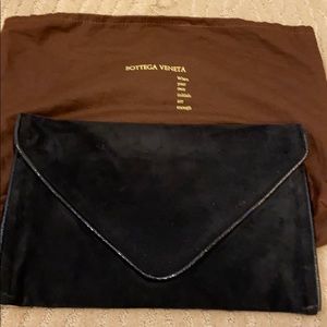 Envelope style suede clutch VINTAGE
